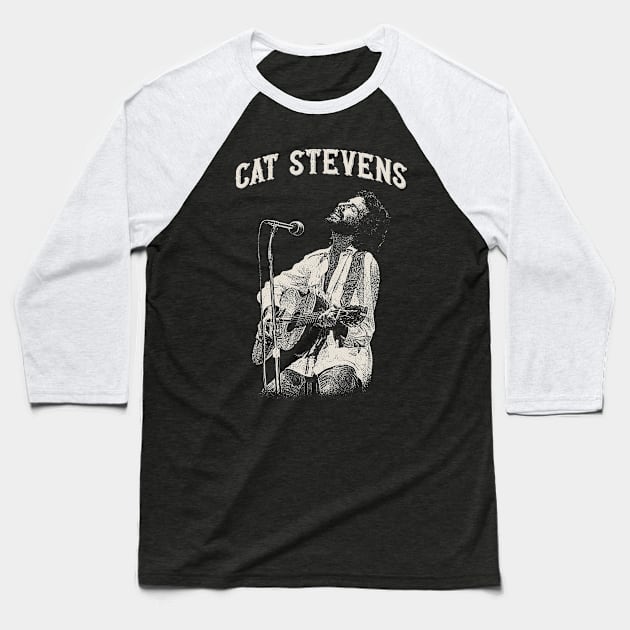 Cat Stevens Baseball T-Shirt by Yopi